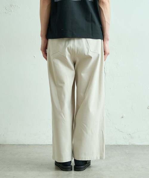 Lui's(ルイス)の「スーパーワイドコットンツイルパンツ(スラックス・メンズ・グリーン/ライトグレー/ブラック・MEDIUM/SMALL)」の22枚目の写真