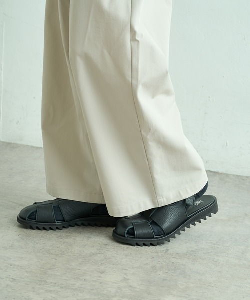 Lui's(ルイス)の「スーパーワイドコットンツイルパンツ(スラックス・メンズ・グリーン/ライトグレー/ブラック・MEDIUM/SMALL)」の15枚目の写真