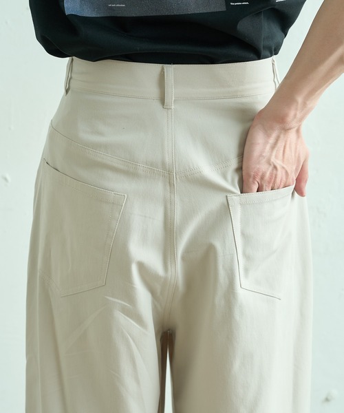Lui's(ルイス)の「スーパーワイドコットンツイルパンツ(スラックス・メンズ・グリーン/ライトグレー/ブラック・MEDIUM/SMALL)」の19枚目の写真
