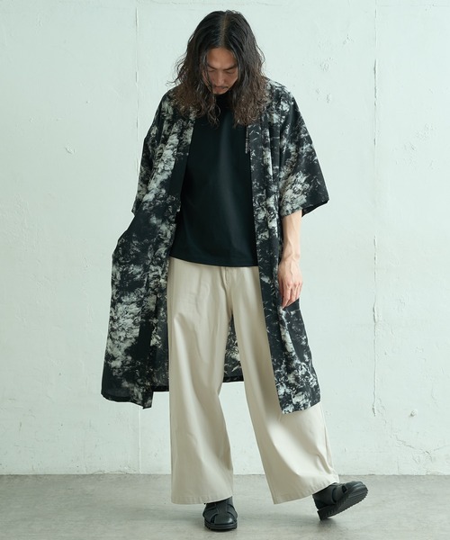 Lui's(ルイス)の「スーパーワイドコットンツイルパンツ(スラックス・メンズ・グリーン/ライトグレー/ブラック・MEDIUM/SMALL)」の9枚目の写真