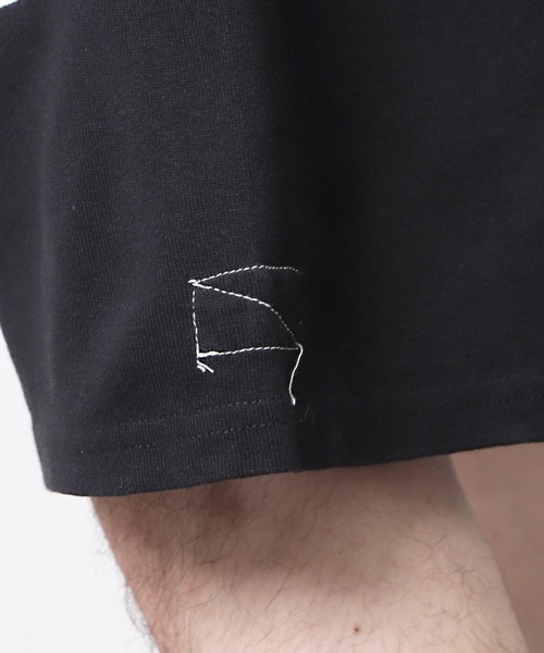 Healthknit(ヘルスニット)の「【 Healthknit / ヘルスニット 】マックスウェイト プリントハーフパンツ スウェット ショーツ 7556 SIP(スウェットパンツ・メンズ・ブラック/オフホワイト/グレー/ネイビー・M/L/S)」の9枚目の写真