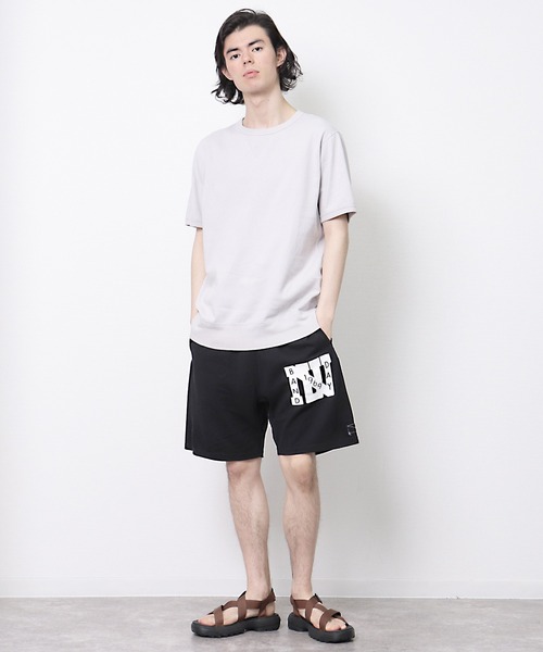 Healthknit(ヘルスニット)の「【 Healthknit / ヘルスニット 】マックスウェイト プリントハーフパンツ スウェット ショーツ 7556 SIP(スウェットパンツ・メンズ・ブラック/オフホワイト/グレー/ネイビー・M/L/S)」の10枚目の写真