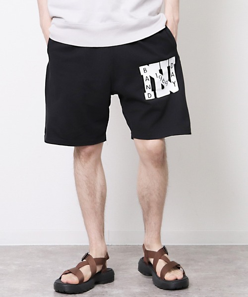 Healthknit(ヘルスニット)の「【 Healthknit / ヘルスニット 】マックスウェイト プリントハーフパンツ スウェット ショーツ 7556 SIP(スウェットパンツ・メンズ・ブラック/オフホワイト/グレー/ネイビー・M/L/S)」の11枚目の写真