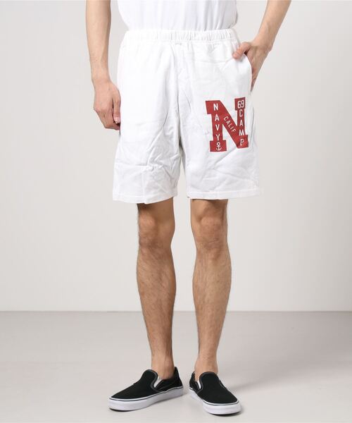 Healthknit(ヘルスニット)の「【 Healthknit / ヘルスニット 】マックスウェイト プリントハーフパンツ スウェット ショーツ 7556 SIP(スウェットパンツ・メンズ・ブラック/オフホワイト/グレー/ネイビー・M/L/S)」の18枚目の写真