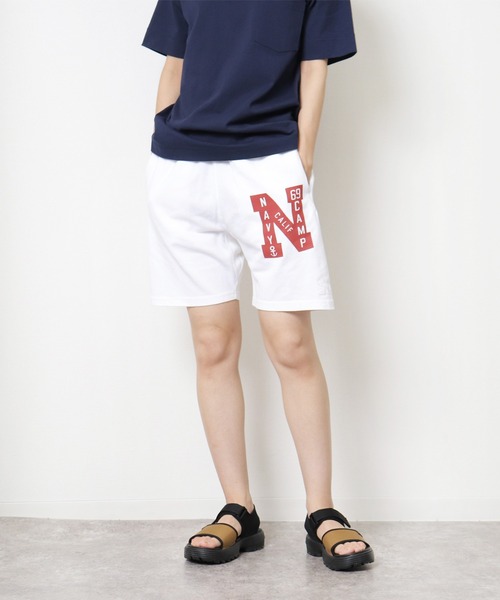 Healthknit(ヘルスニット)の「【 Healthknit / ヘルスニット 】マックスウェイト プリントハーフパンツ スウェット ショーツ 7556 SIP(スウェットパンツ・メンズ・ブラック/オフホワイト/グレー/ネイビー・M/L/S)」の16枚目の写真