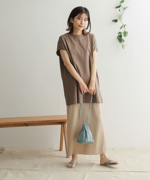 セール】【WEB限定】ワイドチュニックプルオーバー（Tシャツ