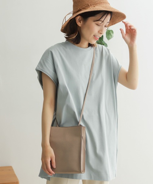 URBAN RESEARCH DOORS（アーバンリサーチドアーズ）の「【WEB限定】ワイドチュニックプルオーバー（Tシャツ/カットソー・レディース・ブルー/ライトベージュ/モカ・ONE）」の21枚目の写真