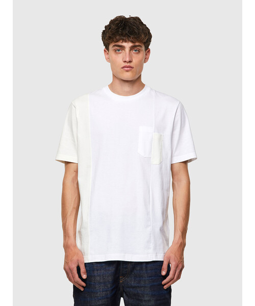 セール メンズ Tシャツ カラーブロック i サステナブル Tシャツ カットソー Diesel ディーゼル のファッション通販 Zozotown
