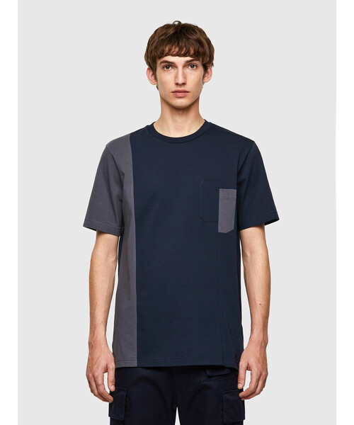 メンズ Tシャツ カラーブロック i サステナブル Tシャツ カットソー Diesel ディーゼル のファッション通販 Zozotown