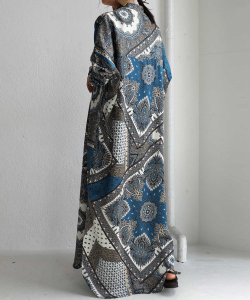 antiqua（アンティカ）の「ペイズリー柄ワンピース（ワンピース・レディース・ブルー系その他/イエロー・FREE）」の16枚目の写真