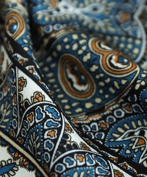 antiqua（アンティカ）の「ペイズリー柄ワンピース（ワンピース・レディース・ブルー系その他/イエロー・FREE）」の4枚目の写真