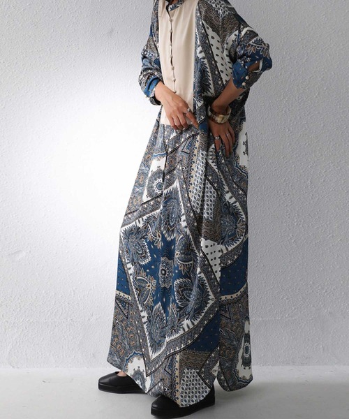 antiqua（アンティカ）の「ペイズリー柄ワンピース（ワンピース・レディース・ブルー系その他/イエロー・FREE）」の21枚目の写真