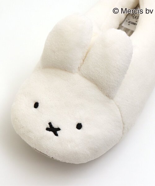 Miffy( ミッフィー)の「miffyふかふかスリッパ(ルームシューズ/スリッパ・キッズ・ブラウン/オフホワイト・24/18)」の8枚目の写真