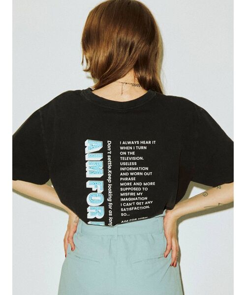 jouetie（ジュエティ）の「クラックロゴTシャツ（Tシャツ/カットソー・レディース・オフホワイト/ボルドー/ブラック・MEDIUM）」の16枚目の写真