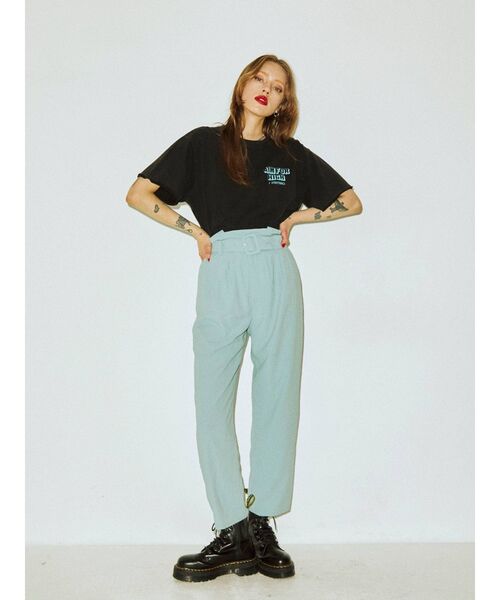 jouetie（ジュエティ）の「クラックロゴTシャツ（Tシャツ/カットソー・レディース・オフホワイト/ボルドー/ブラック・MEDIUM）」の21枚目の写真