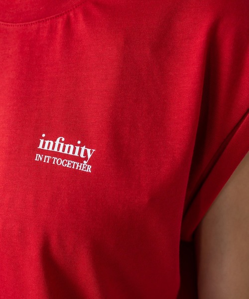 RASVOA（ラスボア）の「ノースリクロップドＴ（Tシャツ/カットソー・レディース・ブラック/レッド/オフホワイト・FREE）」の20枚目の写真