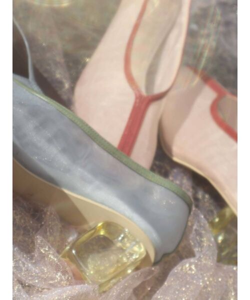 merry jenny（メリージェニー）の「エアリーパイピングパンプス（パンプス・レディース・ライトブルー/ブラウン/アイボリー・MEDIUM/LARGE）」の9枚目の写真