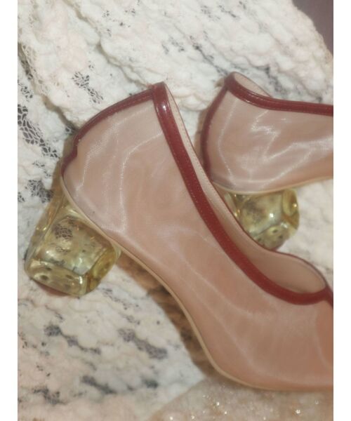 merry jenny（メリージェニー）の「エアリーパイピングパンプス（パンプス・レディース・ライトブルー/ブラウン/アイボリー・MEDIUM/LARGE）」の19枚目の写真