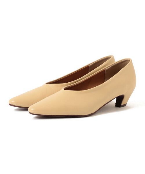 B:MING by BEAMS（ビーミングバイビームス）の「B:MING by BEAMS / ポインテット パンプス 21AW（パンプス・レディース・セージグリーン/モカ/イエロー系・23/24/22.5/24.5/23.5）」の3枚目の写真