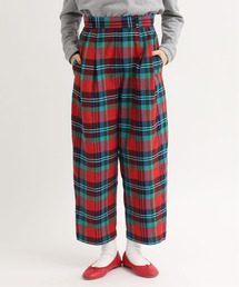 CHILD WOMAN | Cu/Coマドラスチェック パンツ(その他パンツ)
