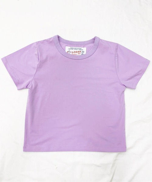 EDIT. FOR LULU（エディットフォールル）の「《別注》LOGAN×LULU チビTシャツ（Tシャツ/カットソー・レディース・ベージュ/サックスブルー/ラベンダー・FREE）」の3枚目の写真