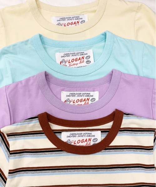 EDIT. FOR LULU（エディットフォールル）の「《別注》LOGAN×LULU チビTシャツ（Tシャツ/カットソー・レディース・ベージュ/サックスブルー/ラベンダー・FREE）」の5枚目の写真