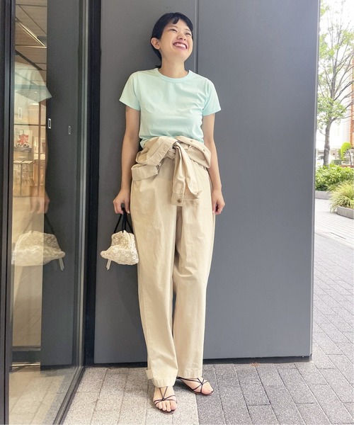 EDIT. FOR LULU（エディットフォールル）の「《別注》LOGAN×LULU チビTシャツ（Tシャツ/カットソー・レディース・ベージュ/サックスブルー/ラベンダー・FREE）」の9枚目の写真