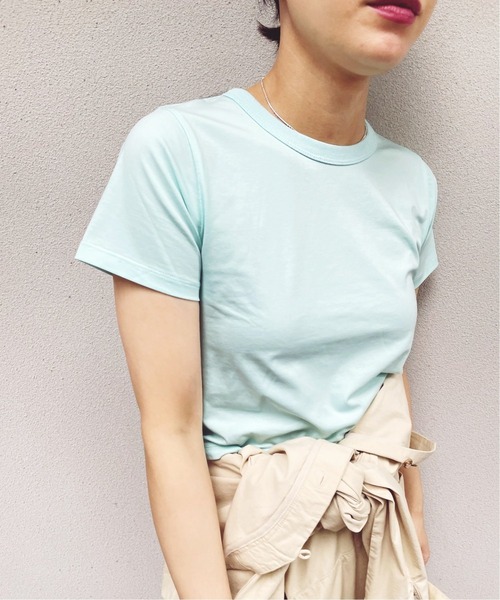 EDIT. FOR LULU（エディットフォールル）の「《別注》LOGAN×LULU チビTシャツ（Tシャツ/カットソー・レディース・ベージュ/サックスブルー/ラベンダー・FREE）」の10枚目の写真