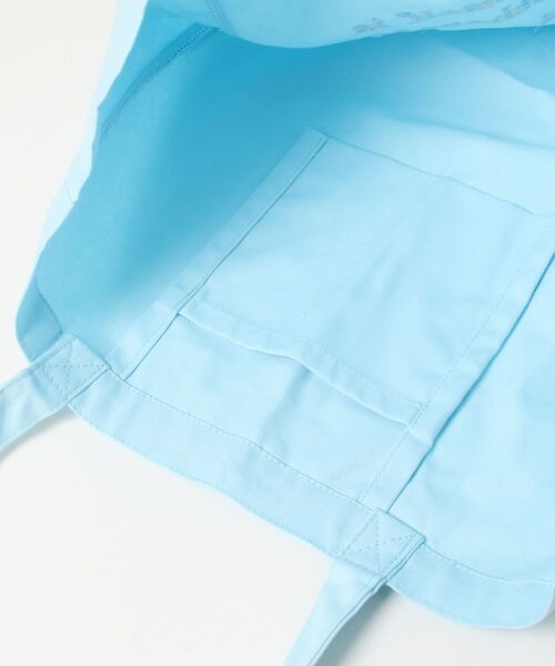 Jasmine Grandiflorum(ジャスミングランディフローラム)の「同色ロゴ刺繍パステルトートバッグ(トートバッグ・レディース・ベージュ/パープル/ピンク/ブルー・FREE)」の7枚目の写真