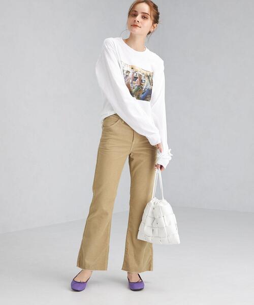 Wrangler（ラングラー）の「【別注】＜Wrangler(ラングラー)＞ コーデュロイ フレア パンツ（その他パンツ・レディース・ベージュ/ブラウン・S/M）」の13枚目の写真