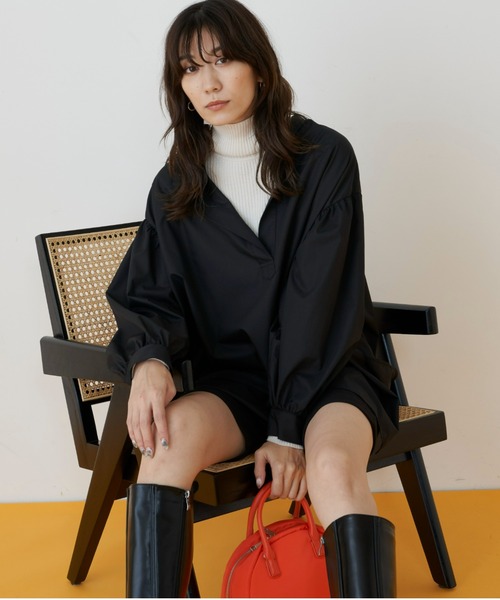 Auntie Rosa Holiday（アンティローザホリデー）の「ボリュームスリーブカフタンシャツ（シャツ/ブラウス・レディース・ブラック/ブラウン/オフホワイト・FREE）」の22枚目の写真