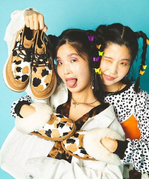 UGG（アグ）の「UGG Marin Bootie Cow Print / アグ マリン ブーティー  