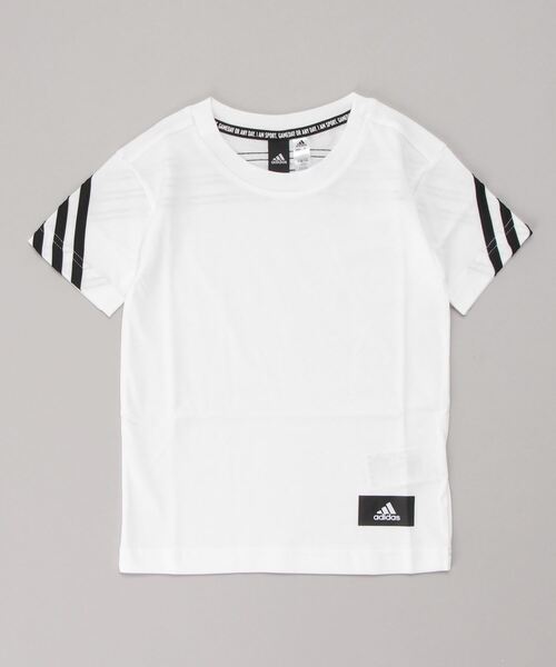 半袖tシャツ Icons Future 3ストライプス 3 Stripes フューチャーアイコン Future アディダス キッズ 子供用 Tシャツ カットソー Adidas アディダス のファッション Tee Tee 3 Stripes