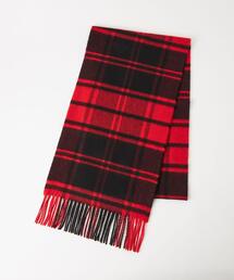 Johnstons of Elgin | ＜JOHNSTONS（ジョンストンズ）＞カシミヤ チェック マフラー -ユニセックス-(マフラー)