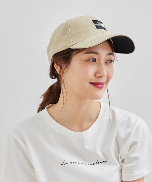 THE NORTH FACE（ザノースフェイス）の「【THE NORTH FACE】ザ ノース フェイス Square Logo Cap（キャップ・レディース・ブラック/ベージュ/イエロー系その他3・FREE）」の2枚目の写真