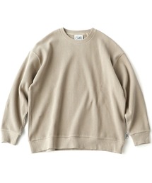 ワッフルクルーネック