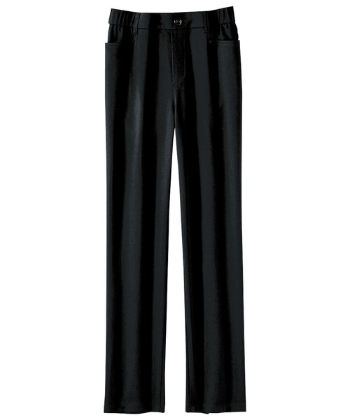BELLUNA PLUS(ベルーナ)の「綿混ツイルストレッチゆったり楽々パンツ 股下70㎝(その他パンツ・レディース・ブラック/ベージュ/パープル系その他/ダークカーキ・SMALL/MEDIUM/LARGE/X-LARGE)」の7枚目の写真