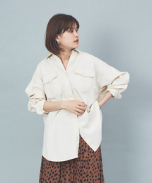 Rouge vif | デニムビックシャツ(シャツ/ブラウス)