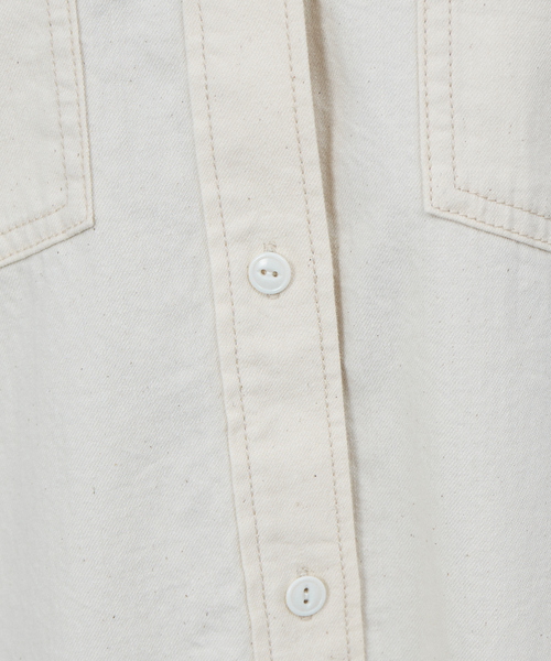 Rouge vif（ルージュヴィフ）の「デニムビックシャツ（シャツ/ブラウス・レディース・インディゴブルー/アイボリー・フリー）」の16枚目の写真