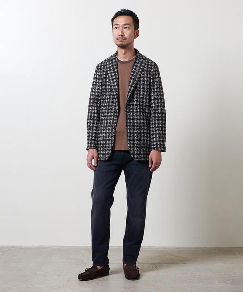 T-JACKET（ティージャケット）の「＜T-JACKET (ティー ジャケット) ＞ ガンクラブ チェック 2ボタン ジャケット（テーラードジャケット・メンズ・グレー・SMALL/MEDIUM/LARGE）」の12枚目の写真