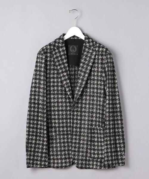 T-JACKET（ティージャケット）の「＜T-JACKET (ティー ジャケット) ＞ ガンクラブ チェック 2ボタン ジャケット（テーラードジャケット・メンズ・グレー・SMALL/MEDIUM/LARGE）」の13枚目の写真