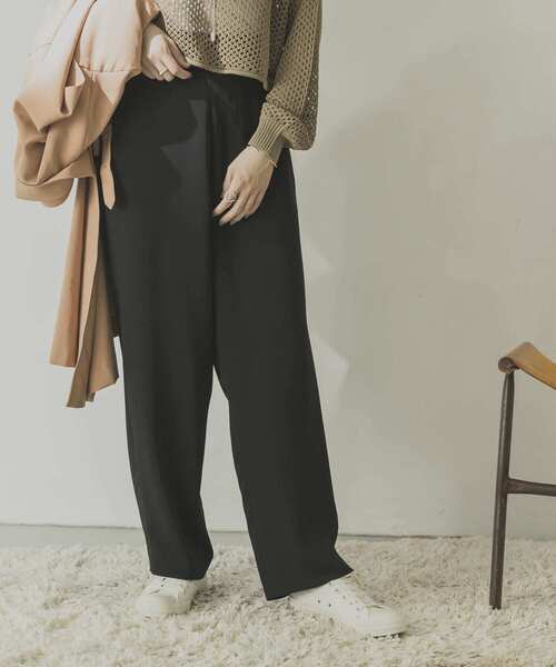 URBAN RESEARCH（アーバンリサーチ）の「ダブルクロスストレートパンツ（その他パンツ・レディース・ブラック/ピンク系その他/レッド・36/38/34）」の15枚目の写真