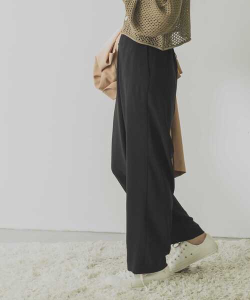 URBAN RESEARCH（アーバンリサーチ）の「ダブルクロスストレートパンツ（その他パンツ・レディース・ブラック/ピンク系その他/レッド・36/38/34）」の14枚目の写真