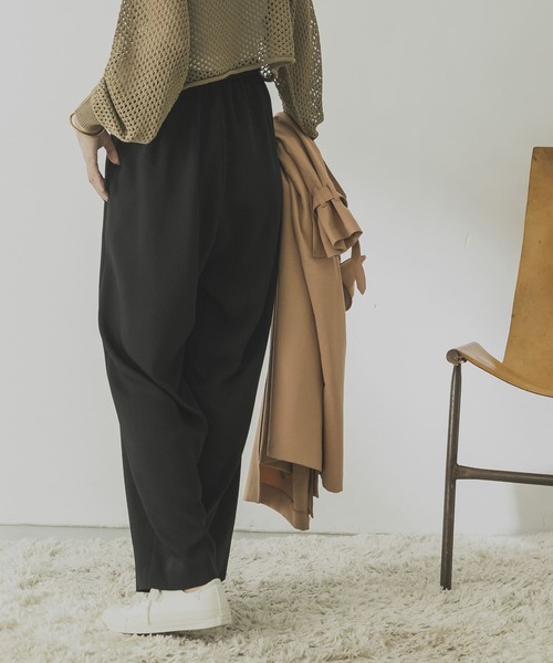 URBAN RESEARCH（アーバンリサーチ）の「ダブルクロスストレートパンツ（その他パンツ・レディース・ブラック/ピンク系その他/レッド・36/38/34）」の13枚目の写真