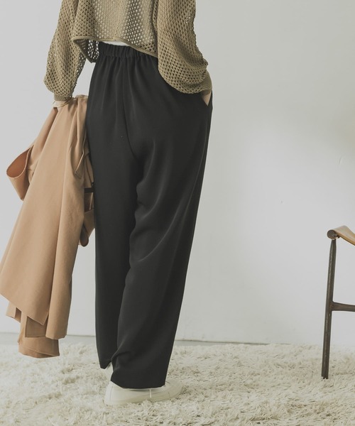 URBAN RESEARCH（アーバンリサーチ）の「ダブルクロスストレートパンツ（その他パンツ・レディース・ブラック/ピンク系その他/レッド・36/38/34）」の12枚目の写真