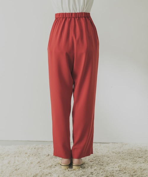 URBAN RESEARCH（アーバンリサーチ）の「ダブルクロスストレートパンツ（その他パンツ・レディース・ブラック/ピンク系その他/レッド・36/38/34）」の7枚目の写真