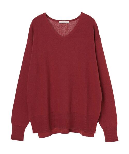 Green　Parks（グリーンパークス）の「ミラノリブニットプルオーバー＊（ニット/セーター・レディース・ブラック/パープル/ピンク/グリーン/モカ/ライトベージュ・FREE）」の8枚目の写真