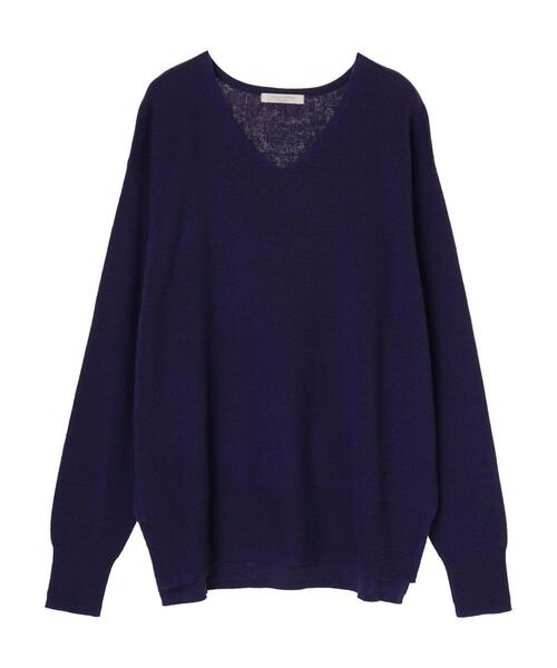 Green　Parks（グリーンパークス）の「ミラノリブニットプルオーバー＊（ニット/セーター・レディース・ブラック/パープル/ピンク/グリーン/モカ/ライトベージュ・FREE）」の12枚目の写真