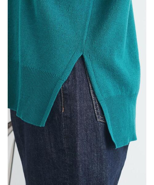 Green　Parks（グリーンパークス）の「ミラノリブニットプルオーバー＊（ニット/セーター・レディース・ブラック/パープル/ピンク/グリーン/モカ/ライトベージュ・FREE）」の20枚目の写真