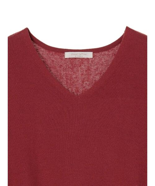 Green　Parks（グリーンパークス）の「ミラノリブニットプルオーバー＊（ニット/セーター・レディース・ブラック/パープル/ピンク/グリーン/モカ/ライトベージュ・FREE）」の22枚目の写真